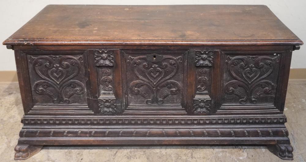 ITALIAN BAROQUE CARVED WALNUT