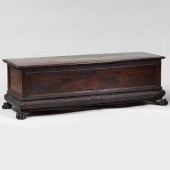 ITALIAN BAROQUE CARVED WALNUT