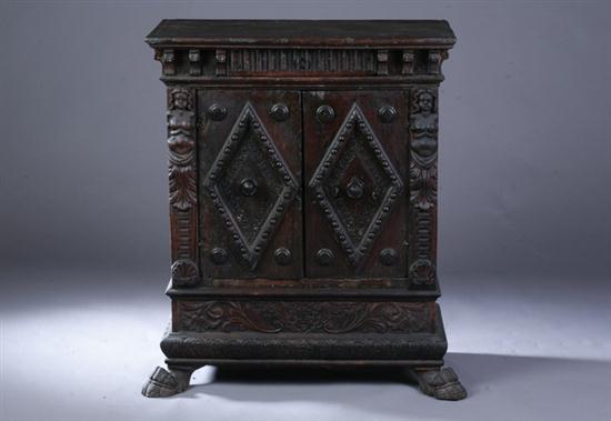 ITALIAN BAROQUE CARVED WALNUT