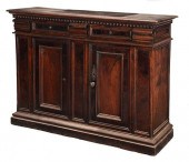 ITALIAN BAROQUE FIGURED WALNUT