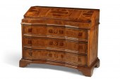 ITALIAN BAROQUE INLAID WALNUT