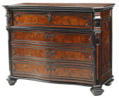 ITALIAN BAROQUE PARCEL-EBONIZE
