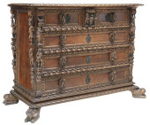 ITALIAN BAROQUE STYLE CARVED W