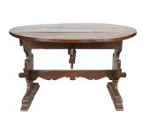 ITALIAN BAROQUE-STYLE DROP LEA