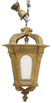 ITALIAN BAROQUE STYLE GILT PAI