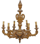 ITALIAN BAROQUE STYLE GILT PAI