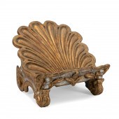 ITALIAN BAROQUE STYLE GILTWOOD