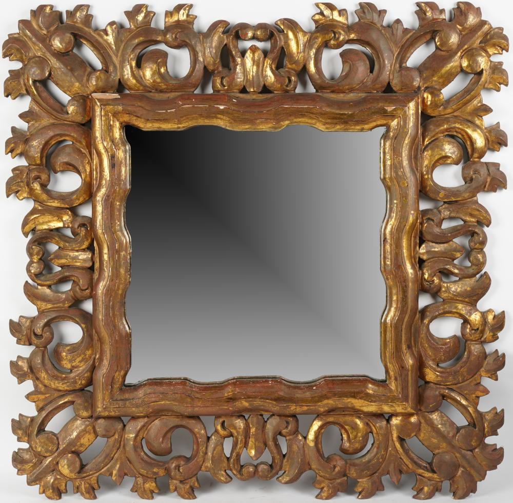 ITALIAN BAROQUE-STYLE GILTWOOD WALL