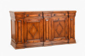 ITALIAN BAROQUE STYLE MAHOGANY
