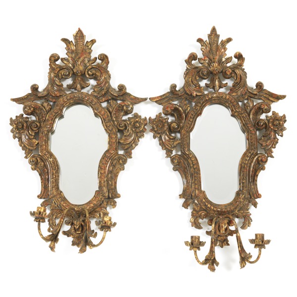 ITALIAN BAROQUE STYLE PAIR OF