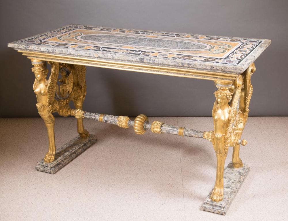 ITALIAN BAROQUE STYLE PIETRA DURA