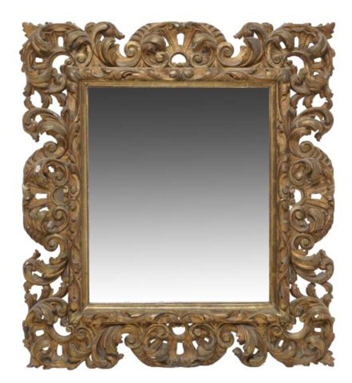 ITALIAN BAROQUE STYLE SCROLLED