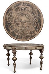 ITALIAN BAROQUE STYLE SILVERED