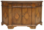 ITALIAN BAROQUE STYLE WALNUT &