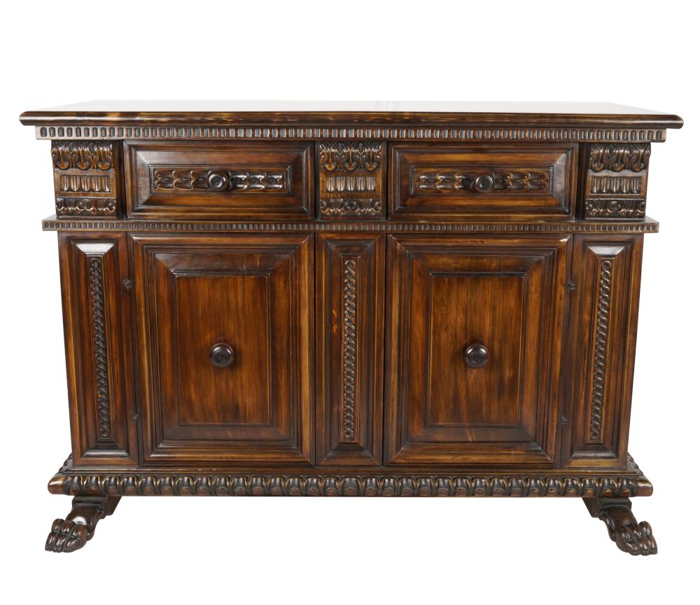 ITALIAN BAROQUE-STYLE WALNUT