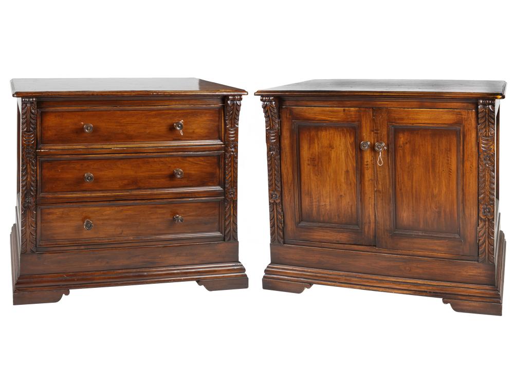 ITALIAN BAROQUE STYLE WALNUT