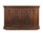 ITALIAN BAROQUE STYLE WALNUT C