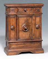 Italian Baroque walnut cabinet