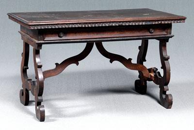 Italian Baroque walnut library