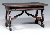 Italian Baroque walnut library