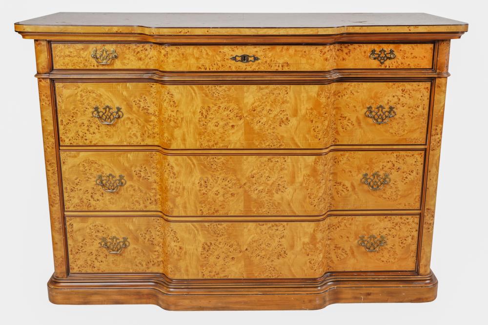 ITALIAN BIRDSEYE MAPLE CHEST OF