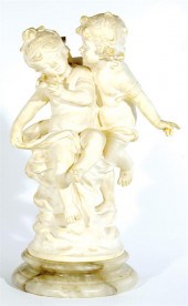 Italian bisque porcelain figur