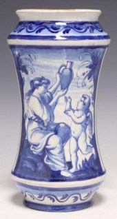 ITALIAN BLUE & WHITE ALBARELLO
