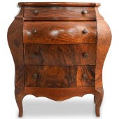ITALIAN BOMBE OLIVE WOOD 3-DRA