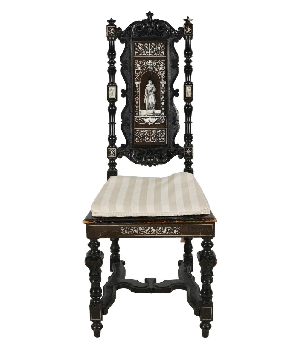 ITALIAN BONE- INLAID EBONIZED
