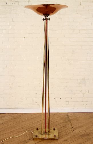ITALIAN BRASS AND COPPER FLOOR