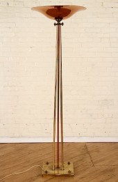 ITALIAN BRASS AND COPPER FLOOR