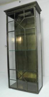 Italian brass and glass hangin