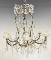 ITALIAN BRASS & CRYSTAL PRIMS