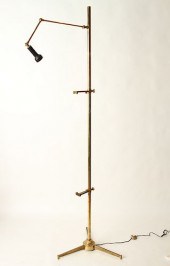 ITALIAN BRASS EASEL ANGELO LEL