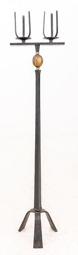 ITALIAN BRONZE AND IRON TWO-LI