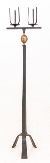 ITALIAN BRONZE AND IRON TWO-LI