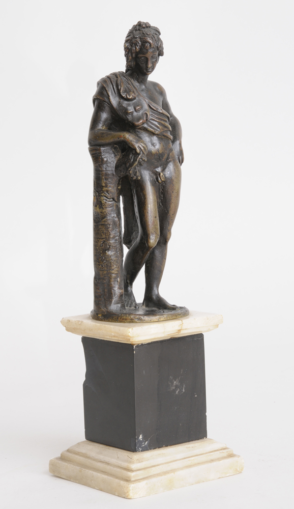 ITALIAN BRONZE FIGURE OF BACCHUS