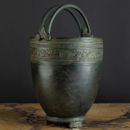 ITALIAN BRONZE MINIATURE SITULA,