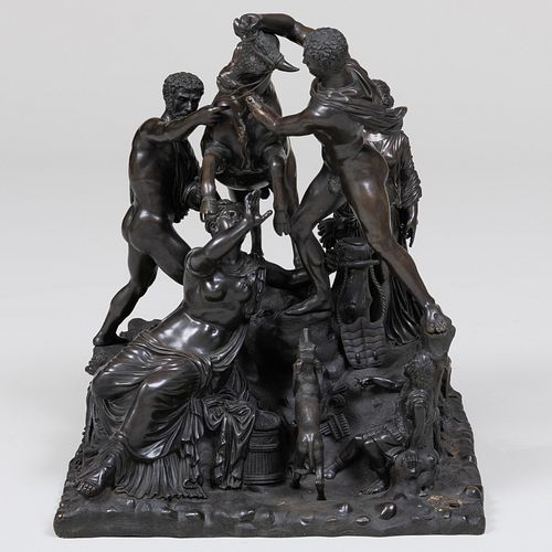 ITALIAN BRONZE MODEL OF THE FARNESE