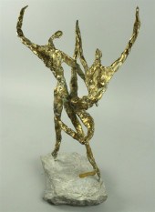 ITALIAN BRONZE SCULPTURE OF TW