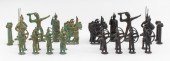 ITALIAN BRUTALIST BRONZE CHESS