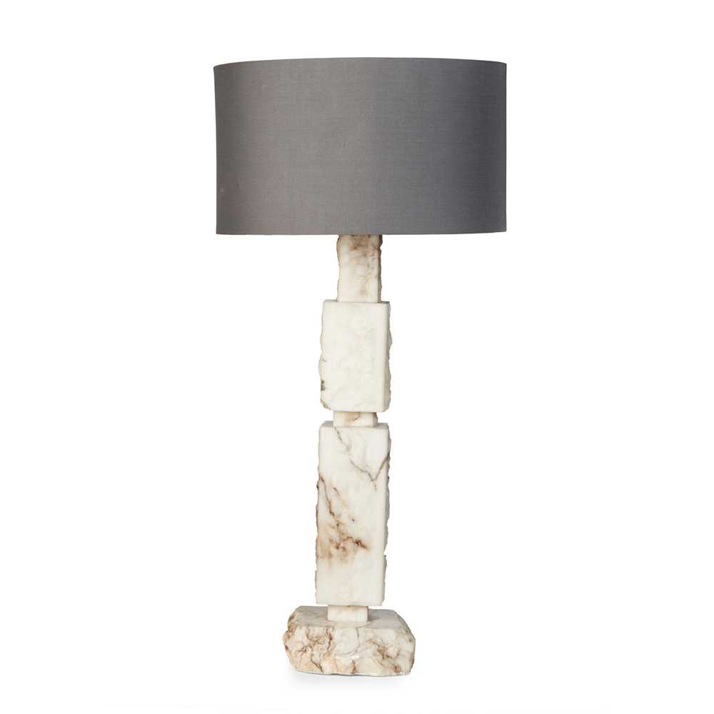 ITALIAN BRUTALIST LAMP, CIRCA