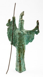 ITALIAN BRUTALIST VERDIGRIS BR