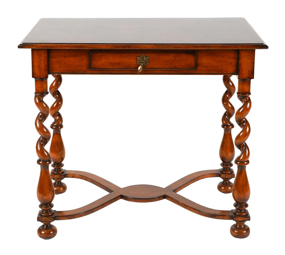 ITALIAN BURL WALNUT TABLEmodern;