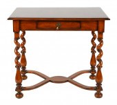 ITALIAN BURL WALNUT TABLEmoder