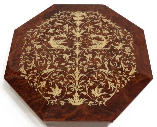 ITALIAN BURLED WOOD MARQUETRY