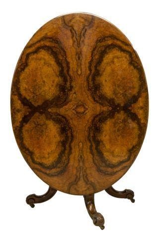 ITALIAN BURLWOOD TILT-TOP