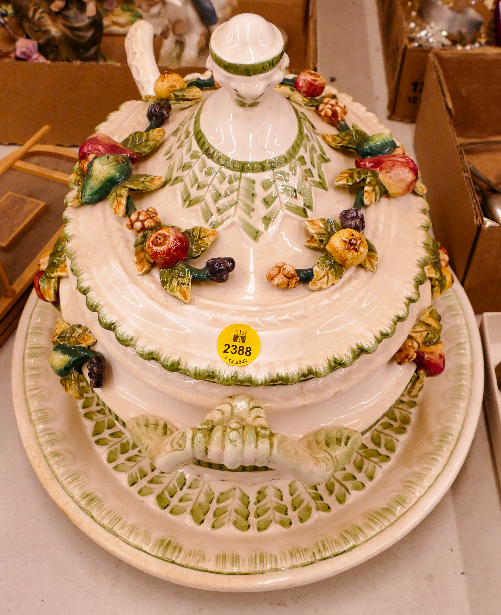 Italian Capodimonte Tureen and