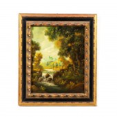 ITALIAN CAPRICCIO OIL ON CANVA