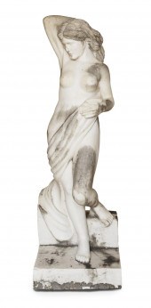 ITALIAN CARRARA CARVED MARBLE